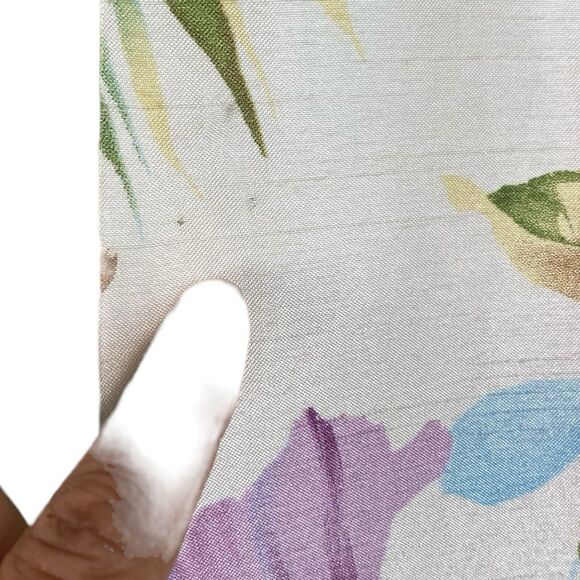 Dress Barn Womens Yellow Floral Cover Up Suit Jacket Size 16W 497 - Picture 6 of 12